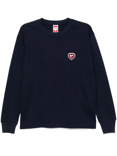 Ground Zero Logo-patch T-shirt In Blue