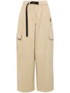 Ground Zero Logo-print Cargo Pants In Brown