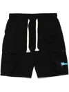 Ground Zero Logo-print Cargo Shorts In Black