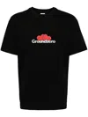Ground Zero Logo-print Cotton T-shirt In 黑色