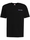 Ground Zero Logo Print Cotton T-shirt In Black