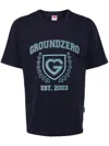 Ground Zero Logo-print Cotton T-shirt In Blue