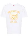 Ground Zero Logo-print Cotton T-shirt In White