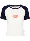 Ground Zero Logo-print Cropped T-shirt In Grey