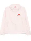 Ground Zero Logo-print Lightweight Jacket In Pink
