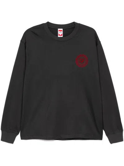 Ground Zero Logo-print T-shirt In Grey
