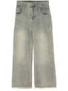 Ground Zero Straight-leg Jeans In Blau