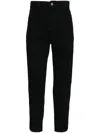Ground Zero Tapered Jeans In Black