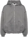 Ground Zero Zip-up Hoodie In Grey