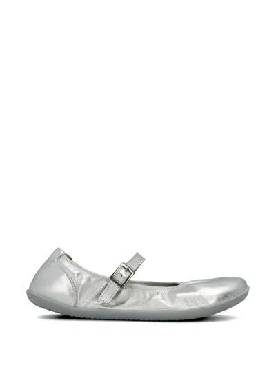 Groundies Amber 2.0 Ballet Flats In Silver