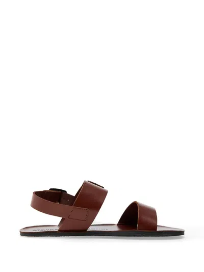 Groundies Buckle-fastening Sandals In Brown