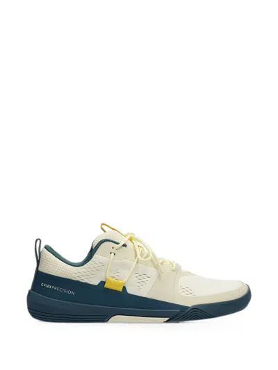 Groundies G-flex Precision Mesh-panelled Lace-up Sneakers In Blue