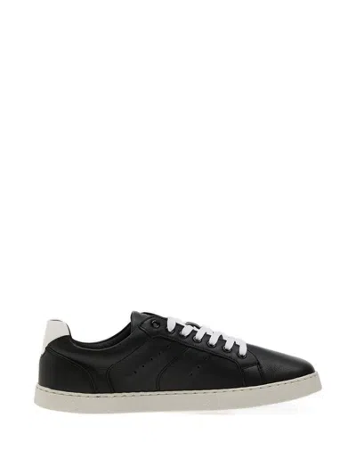 Groundies Leather Lace-up Sneakers In Multi