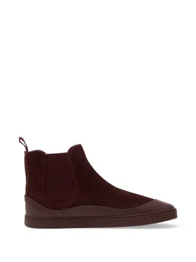 Groundies Sienna Ankle Boots In Red