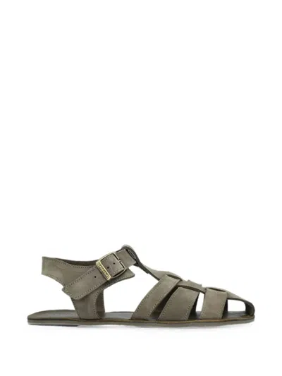 Grounds Catania Buckle-fastening Caged Sandals In Animal Print