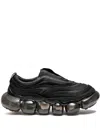 Grounds Jewelry Strata Bubble "black" Sneakers In Black