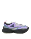 Grounds Man Sneakers Lilac Size 9 Bovine Leather, Synthetic Fibers In Purple
