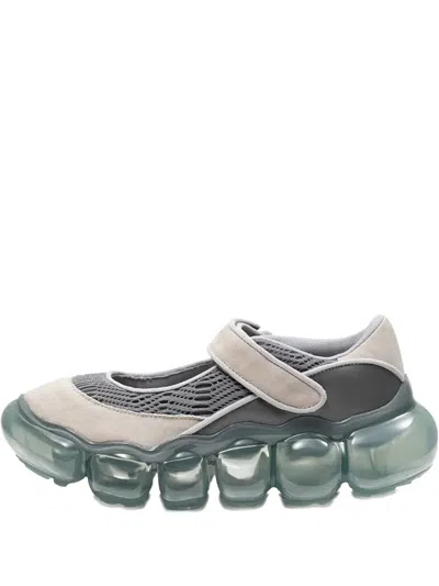 Grounds Mary-jane Bubble Sole Low-top Sneakers In Neutral