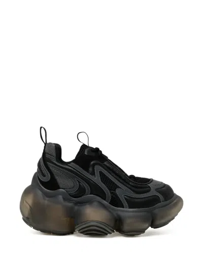 Grounds Moopie Flipper Sneakers In Black