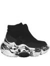 Grounds Moopie Weather Chrome 955 Sneakers In Black