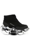 Grounds Moopie Weather Chrome Sneakers In Black