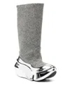Grounds Orca Boots In Grey