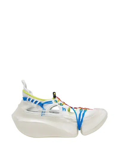 Grounds Orca Ibm Panelled Sneakers In White