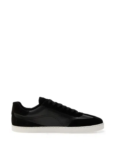 Grounds Panama Sneakers In Black