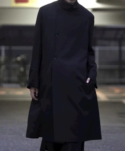 Pre-owned Groundy X Yohji Yamamoto Long Shirt Coat In Black