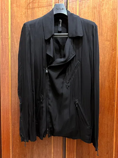 Pre-owned Groundy X Yohji Yamamoto Rider Jacket In Black