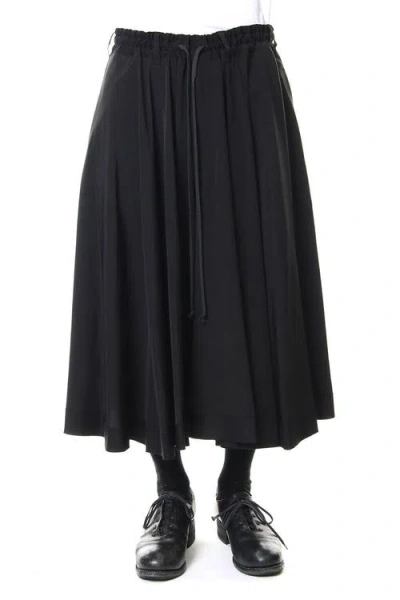 Pre-owned Groundy X Yohji Yamamoto Wide Pants Skirt Cyrcle Pants In Black