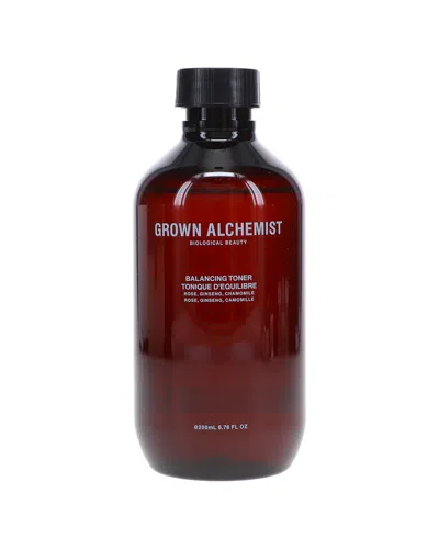 Grown Alchemist 6.67oz Balancing Toner Rose Ginseng Chamomile In Transparent