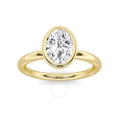 Grown Gorgeous Beautiful Ring 14k Yellow Gold Ring 1.00 Ctw Certified (f Vs2)