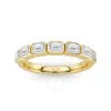 GROWN GORGEOUS GROWN GORGEOUS LAB GROWN DAZZLING BAND 14K YELLOW GOLD RING 1 CTW CERTIFIED (F VS2)