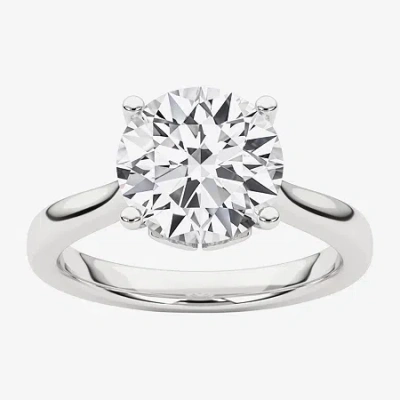 Grown Gorgeous (f,vs2) Womens 2 1/4 Ct. T.w. Lab Grown White Diamond 14k Gold Or Platinum Round Solitaire Engagemen