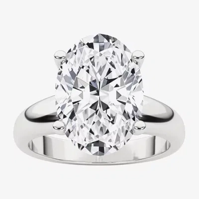 Grown Gorgeous (f,vs2) Womens 3 3/8 Ct. Lab Grown White Diamond 14k Gold Or Platinum Oval Solitaire Engagement Ring
