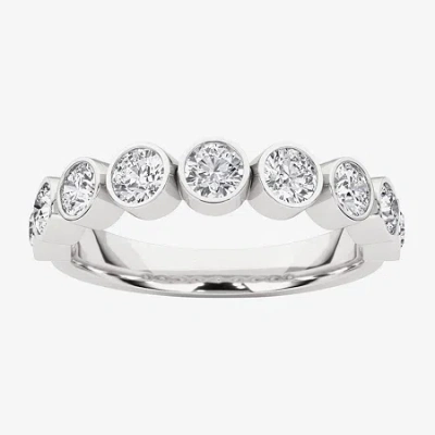 Grown Gorgeous Womens 2.5mm 1 Ct. T.w. Lab Grown White Diamond 14k Gold Or Platinum Anniversary Wedding Band