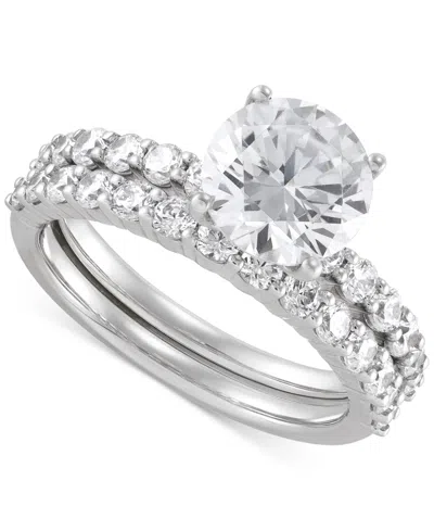 Grown With Love Certified Lab Grown Diamond Bridal Set (3 Ct. T.w.) In 14k White Gold