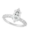 Grown With Love Certified Lab Grown Diamond Ring (2-3/4 Ct.t.w.) In 14k White Gold In Gold