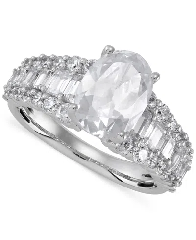 Grown With Love Certified Lab Grown Oval Engagement Ring (4 Ct. T.w.) In 14k White Gold