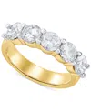 Grown With Love Igi Certified Lab Grown Diamond Anniversary Band (2 Ct. T.w.) In 14k White Or Yellow Gold In Yellow Gold