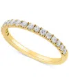 Grown With Love Igi Certified Lab Grown Diamond Band (3/8 Ct. T.w.) In 14k White Or Yellow Gold In Yellow Gold