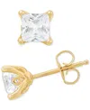 Grown With Love Igi Certified Lab Grown Diamond Princess Stud Earrings (1 Ct. T.w.) In 14k White Gold Or 14k Gold In Yellow Gold