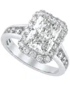 Grown With Love Igi Certified Lab Grown Diamond Ring (4 Ct.t.w.) In 14k White Gold In Silver