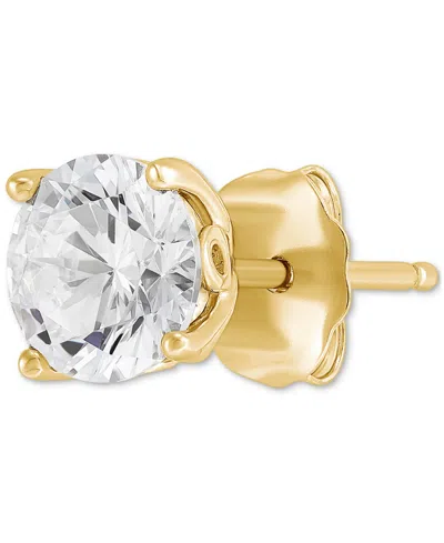 Grown With Love Igi Certified Lab Grown Diamond Single Stud Earring (1 Ct. T.w.) In 14k White Or Yellow Gold