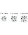 Grown With Love Igi Certified Lab Grown Diamond Stud Earrings Collection 1 2 Ct. T.w. In 14k Gold In White Gold