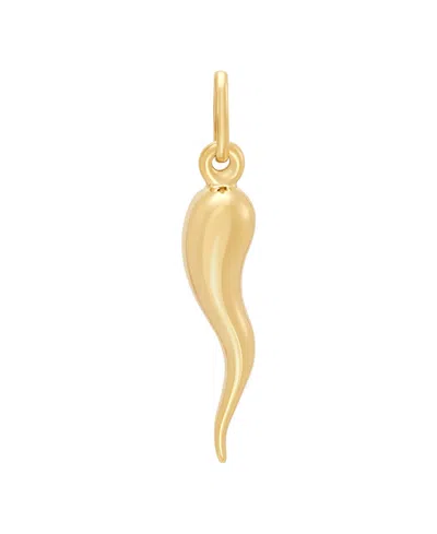 Grown With Love Italian Horn Pendant In 10k Yellow Gold