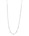 Grown With Love Lab Grown Diamond Dangle 20" Statement Necklace (6 Ct. T.w.) In 14k White Gold In White Gold