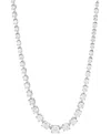 Grown With Love Lab Grown Diamond Graduated 16" Collar Necklace (7 Ct. T.w.) In 14k White Gold In White Gold