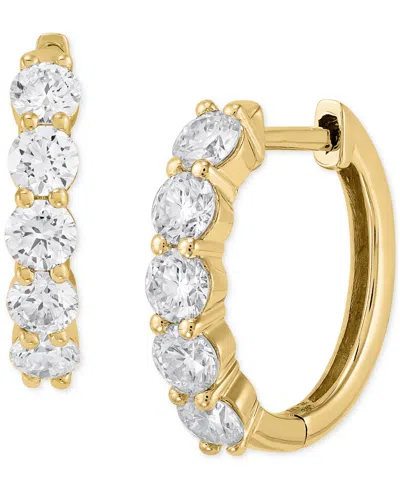 Grown With Love Lab Grown Diamond Hoop Earrings (1 Ct. T.w.) In 14k White Or Yellow Gold